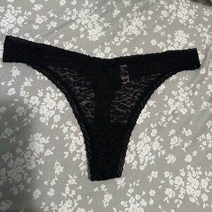 Black thong